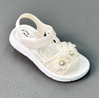 Nouvelles sandales d'été pour enfants, chaussures de princesse tendance, sandales douces pour filles, sandales à glissière pour bébés, chaussures pour enfants