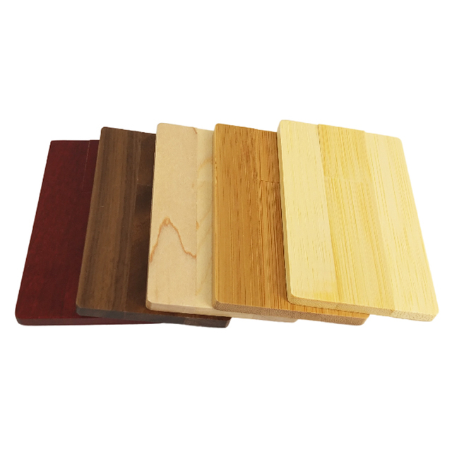 Environmentally Friendly Wooden Card USB 2.0 with Logo Engraved 16GB/32GB/64GB Hi-Speed USB Drive