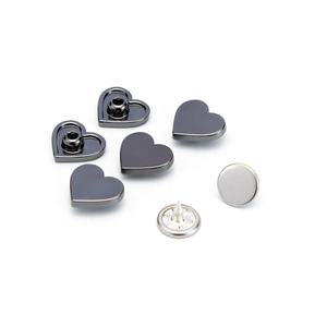 Yhg Hoge Kwaliteit Gegraveerd Zink Legering Messing Schroef Studs Email Custom Logo Knop Metalen Klinknagel Voor Jas Mode Kleding - Product Image 4