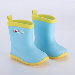 Chaussures de pluie pour enfants de couleur unie garçons et filles bottes de pluie antidérapantes pour bébés poids léger belles bottes <span class=keywords><strong>d</strong></span>'<span class=keywords><strong>eau</strong></span> quatre saisons pour enfants - Product Image 1