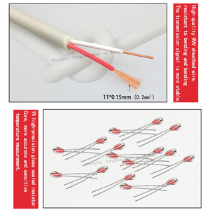 <span class=keywords><strong>Sensor</strong></span> térmico PT1000/PT500 <span class=keywords><strong>DS18B20</strong></span> da temperatura do medidor do calor do termistor NTC - Product Image 3