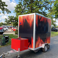 Chariot de cuisson rotatif pour remorque alimentaire, pour poulet rôti, hot-dogs, bonbons, chips, crème glacée, restauration rapide, 220V, application pour usine de snacks