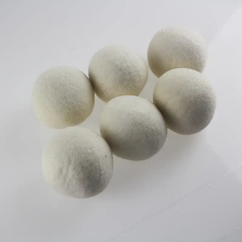 Çin tedarikçisi eko çamaşır topu s manyetik çamaşır topu el yapımı yün kuru keçe topları 5cm