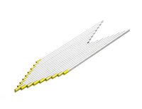 Aiguille en tungstène pour soudage à l'argon LaYZr 2,4 mm x 175 mm 10 pièces/paquet pour machine à souder