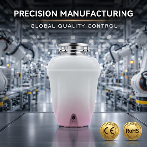 Dissipatore di Rifiuti Alimentari OEM Personalizzato, Elettrico 550W 1 HP, Tecnologia Multigrind, Compatto, Anti-Vibrazione, in Acciaio Inox per <span class=keywords><strong>Lavello</strong></span> da <span class=keywords><strong>Cucina</strong></span> - Product Image 5