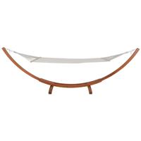 Support de hamac autoportant en bois pour l'extérieur, mobilier d'extérieur portable, lit suspendu au design minimaliste pour jardin, patio, resort, villa