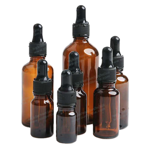 MUB Bulk Cheap Price 5ml 10ml 20ml <strong>30ml</strong> 50ml 100ml Amber Color Dropper Essential Oil Empty <strong>Glass</strong> <strong>Bottle</strong> - Product Image 4