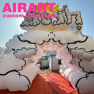 Arco Inflable con Diseño de Nube, Arco de Bienvenida Inflable para Fiestas y Eventos, Entrada Inflable - Product Image 1