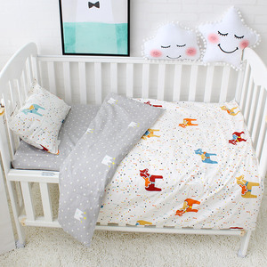 3 piezas 100% niño niña de algodón nuevo español europeo estilo bordado tela suave babi <span class=keywords><strong>cuna</strong></span> ropa de cama bebé conjunto - Product Image 4