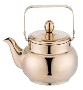 Usine ZESHENG-Théières et cafetières en métal poli miroir de haute qualité de vente à chaud d'Arabie, Logos sur mesure - Product Image 6