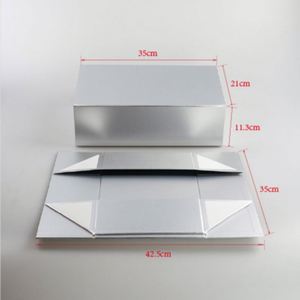 Wholesale Custom LOGO <b>Large</b> Black 35*21*11.3cm <b>Gift</b> Boxes Magnetic Closure Rectangle Collapsible Luxury <b>Gift</b> <b>Box</b> for Present - Product Image 2
