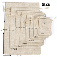 Sacs à cordon en toile de jute personnalisés de haute qualité, nouveau design, durables, avec logo personnalisé, sacs cadeaux à cordon de taille personnalisée