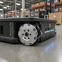 Ensemble de roues Mecanum industrielles de 16 pouces (406 mm) 1200 kg à haute capacité de charge, roue Mecanum omnidirectionnelle robuste pour robot industriel