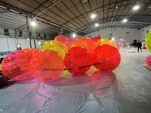 Bola inflável grande para publicidade de festas, bola transparente decorativa em PVC, espelho inflável para suspensão, bola inflável para publicidade