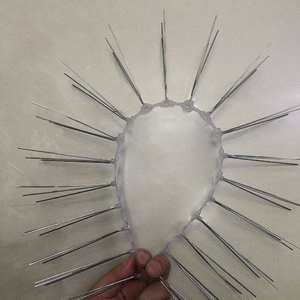 Puntas de pájaro ecológicas, accesorios de acero inoxidable antiaves, repelente de moscas, gato, animales pequeños, disuasorio, Animal desechable sólido - Product Image 5