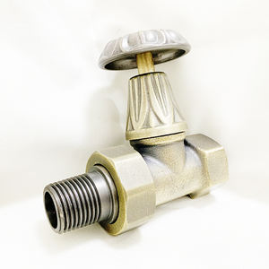 Válvula de radiador de latón para uso doméstico para agua caliente, calefacción Central, solución de diseño gráfico personalizable para cubierta de tubería de radiador Kraan - Product Image 5