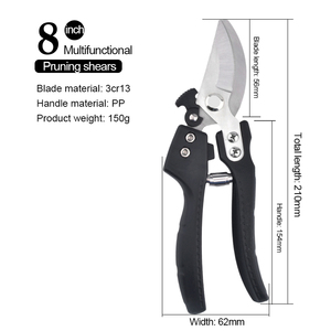 Dụng cụ cầm tay vườn Sharp thép không gỉ đa chức năng cắt tỉa kéo cây cảnh - Product Image 6