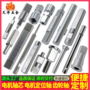 Tianyang Hardware Motor Shaft 20mm Spline Stainless Steel Iron Aluminum Brass POM Carbon Steel PEEK Custom Machining - Product Image 3