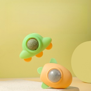 2023 nouveau <span class=keywords><strong>chat</strong></span> cataire jouet soucoupe volante fusée tourne cataire balles lécher <span class=keywords><strong>chat</strong></span> jouets - Product Image 4