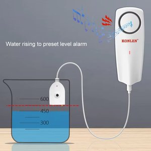 Détecteur de niveau d'eau sans fil KONLEN Capteur de fuite de liquide Zigbee/WiFi avec Tuya Smart Life APP Alarmes push Système d'alarme - Product Image 4