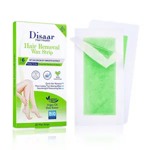 Private Label Cold Depilatory Wax Strips Hair Removal Wax Strips Body Wax Strips for legs hair removal