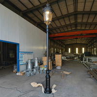 Lampes solaires LED de jardin en aluminium, étanches IP65, décoratives, à base vintage, personnalisables