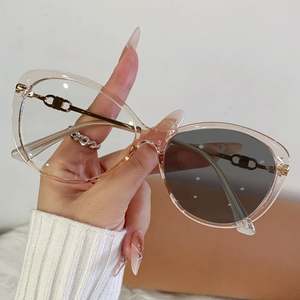 Gafas de Sol Retro Ovaladas con Logotipo Personalizado 2025 para Hombre y Mujer, Monturas de Aleación, Anti Luz Azul, Fotocromáticas - Product Image 3