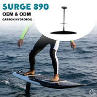 Hydrofoil en fibre de carbone pour aile avant 835 cm² AR 9.5, modèle 2026, pour Pump Foil, Surge 890, G82, G90, Mast Axis - Vente en gros, personnalisé, OEM, ODM