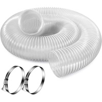 Tuyau flexible en PVC hautement transparent pour conduite d'air murale, petit rayon de courbure, tube en PVC transparent, tubes en plastique