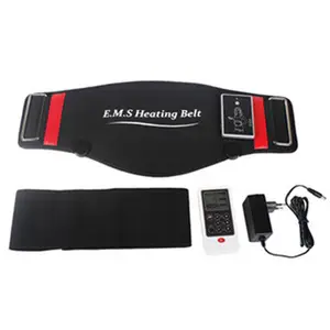 Hot Selling EMS Fitness Belt Waist Trimmer Abs Stimulator Muscle Toner Electrode Slimming Trainer Belts For Home and Gym
