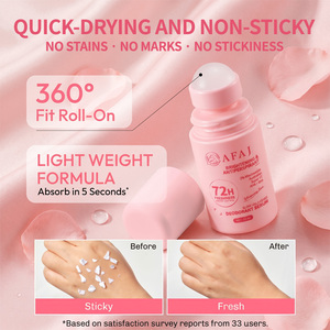 Desodorante Antitranspirante en Roll-On de 50 ml Personalizado, Iluminador, Sin Aluminio, 72H, AHA, BHA, Niacinamida, Control de Olor - Product Image 4