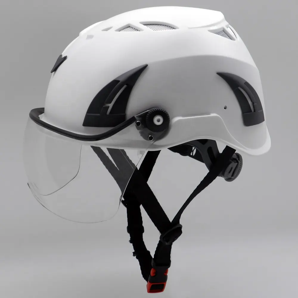 Casco de seguridad Industrial, casco de soldadura con correa para la barbilla