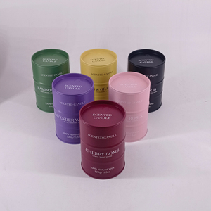 Vela Aromática de Soja Natural con Aroma a Lavanda en Envase Metálico, Personalizable con Etiqueta Privada, para Aliviar el Estrés, Venta al Por Mayor - Product Image 1