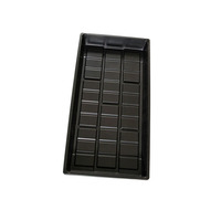 Barquettes de propagation en plastique PS de haute qualité, barquettes rectangulaires plates jetables personnalisées, portables, avec une capacité de 30 ml