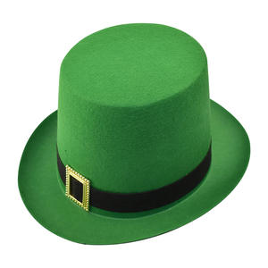 Manwu Factoryの聖パトリックの日アイルランドの帽子の高いパーティー装飾的な祭りの帽子キャラクタースタイリング屋外シーンポリエステル男女兼用 - Product Image 3