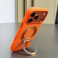 Étui de téléphone magnétique rotatif à 360° de luxe pour iPhone 18 17 Pro Max 16 Plus 15 14 13 12 11, antichoc, mince, avec support