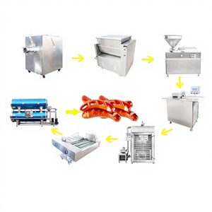 Ligne de production de machine à saucisses automatique motorisée haute capacité pour viande de poulet et de porc, personnalisée en usine 2024 - Product Image 1