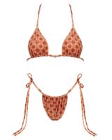 Nouvelle Collection TW 2026 – Ensemble Bikini Deux Pièces Sexy Imprimé pour Femme – Maillot de Bain Halter Dos Nu Rétro Micro Bikinis