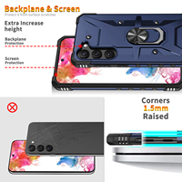 Funda de lujo a prueba de golpes para samsung s23, s22, s21 ultra