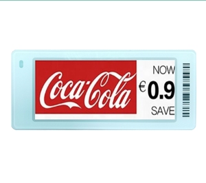 Esl Tag 2.9 pouces étiquettes de prix pour bijoux E-Paper E Ink écran d'affichage panneaux publicitaires intelligents étiquette de prix numérique pour Super Mall - Product Image 1