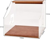 Étagère de présentation de disques vinyles en bois, organisateur de rangement de bureau pour disques vinyles, albums, magazines, livres et CD