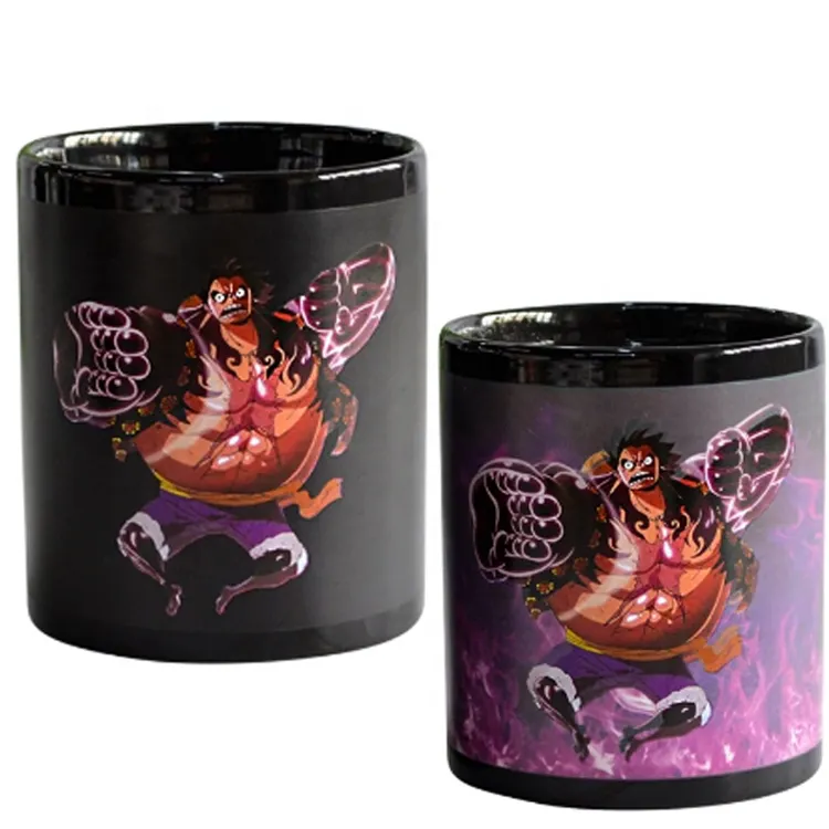 Sublimation magic mug customized color changing coffee mug magical cup ceramic travel mug