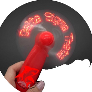 <span class=keywords><strong>Ventilateur</strong></span> portable rechargeable avec message LED personnalisé et texte clignotant, cadeaux promotionnels, publicité extérieure, <span class=keywords><strong>ventilateur</strong></span> de refroidissement portable - Product Image 1