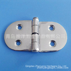 บานพับประตูสแตนเลส L-0101-0601 4 รู 180 องศา ดีไซน์อุตสาหกรรม - Product Image 5