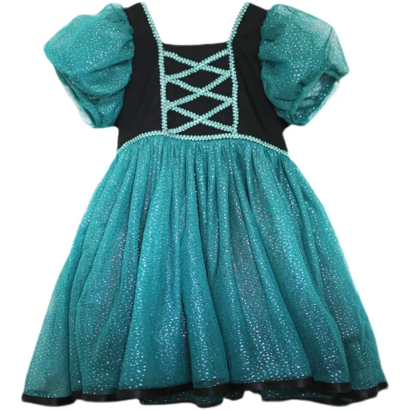 Coraggioso Merida ha ispirato il vestito di compleanno abiti Merida vestito di cotone, Parchi vestito Blu ha ispirato il vestito, vestito dalla Principessa