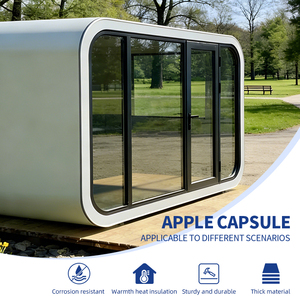 Moderne mid-century stalen prefab Apple Cabin container ruimtecapsule waterdichte mobiele luxe mini-villa cabine - Product Image 4