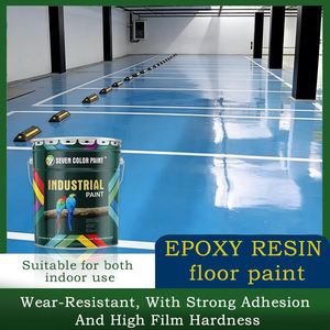 Seven Colors Model 01 Industrial <b>Epoxy</b> Resin Curing Agent Liquid <b>Floor</b> <b>Coating</b>-Building Factory <b>Floor</b> Spraying Application CAS - Product Image 3