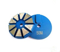 Disque de meulage abrasif diamant à liaison métallique avec 4 Segments pour meuleuse d'angle