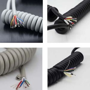 <strong>Cheap</strong> Good Quality Custom 2+5 2+6 2+7 2+8 PE Insulated Flexible Coil Cable for <strong>Defibrillator</strong> <strong>AED</strong> Industrial Use Comply EC53 - Product Image 3