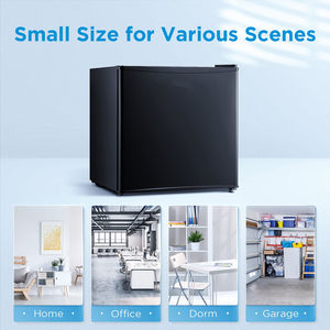 Source Usine 1.6 Pieds Cubes <span class=keywords><strong>Noir</strong></span> Compact Simple Porte Réversible Réfrigérateur Rétro Mini Réfrigérateur - Product Image 3
